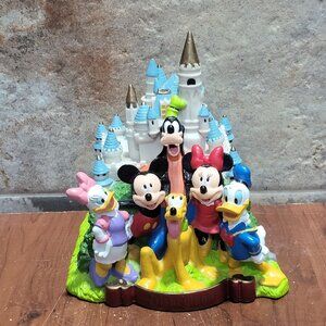 Vintage Disneyland Castle Coin Bank Mickey Mouse and Friends 2003